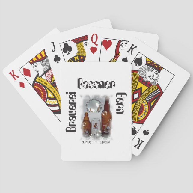 Jeu De Cartes Brauerei Gassner Bern Kartenspiele (dos)