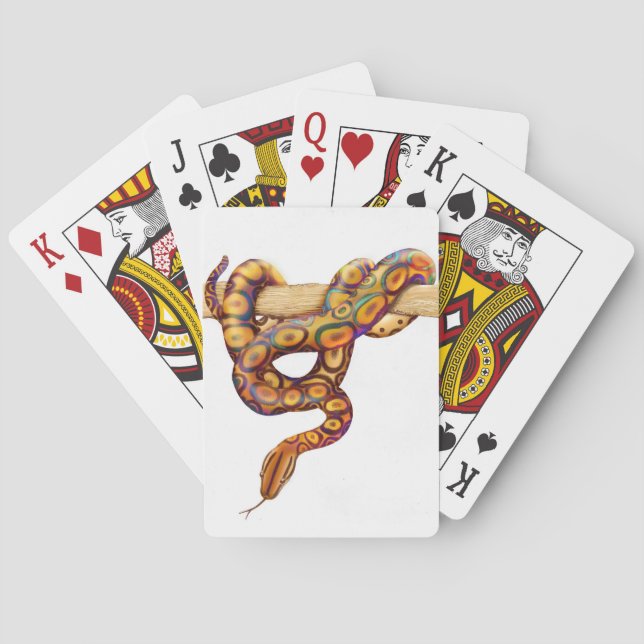 Jeu De Cartes Brazilian Rainbow Boa Snake Playing Cards (dos)
