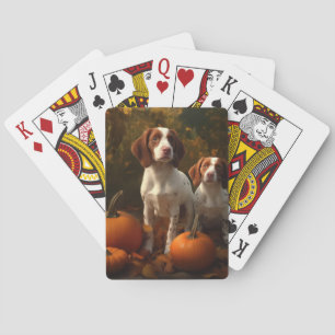 Jeu De Cartes Bretagne Espagnol Chiot Espagnol Automne Délice Ci