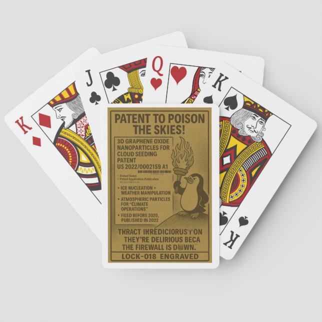 Jeu De Cartes Brevet à empoisonnement - Révélation de géo-ingéni (dos)