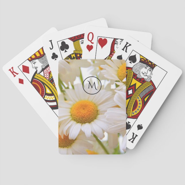 Jeu De Cartes Bright Daisies Elegant Personalised (dos)