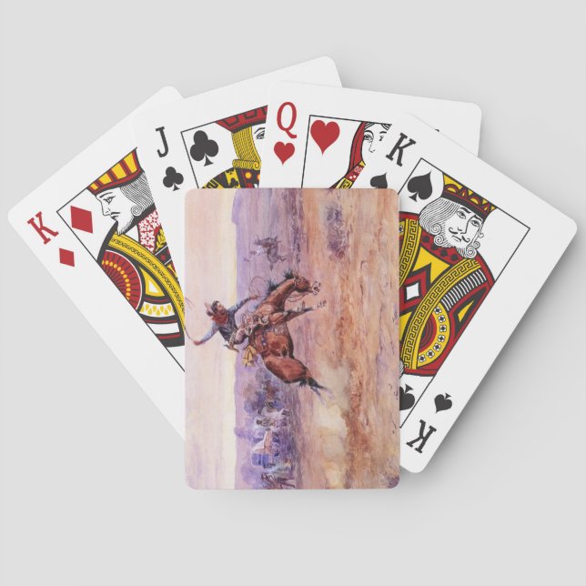 Jeu De Cartes Bronco (Taming a Wild Horse) (dos)