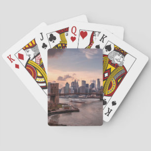 Jeu De Cartes Brooklyn Bridge et Lower Manhattan