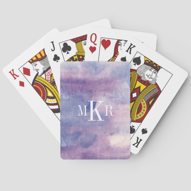 Jeu De Cartes Brume pourpre II du monogramme | (dos)