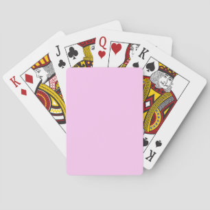 Jeu De Cartes Bubblegum Pink Pastel Couleur Solide