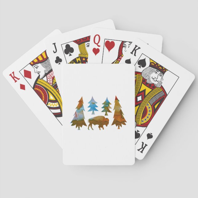 Jeu De Cartes Buffalo/bison (dos)