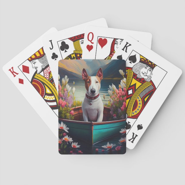 Jeu De Cartes Bull Terrier sur une pagaie : une aventure Pittore (dos)