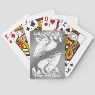 Jeu De Cartes Bullfrog Cartes Personnalisées Frog Art Jouer Cart