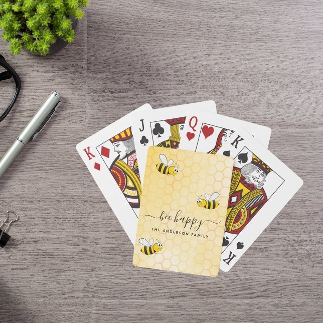 Jeu De Cartes Bumble abeilles bree heureux été amusant nom de l' (Créateur téléchargé)