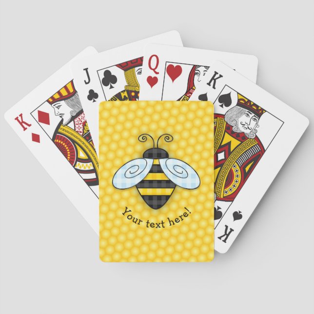 Jeu De Cartes Bumblebee et Icône Honeycomb (dos)