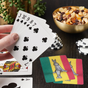 Jeu De Cartes Bunny à Rasta Couleurs : Une touche d'art Super
