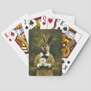 Jeu De Cartes Bunny Garçon victorien Jouer aux cartes