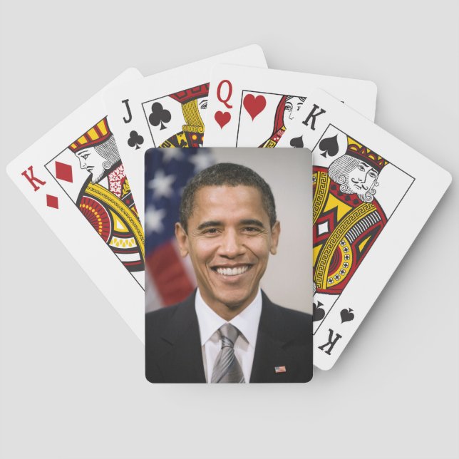 Jeu De Cartes Bureau du président élu Barack Obama (dos)