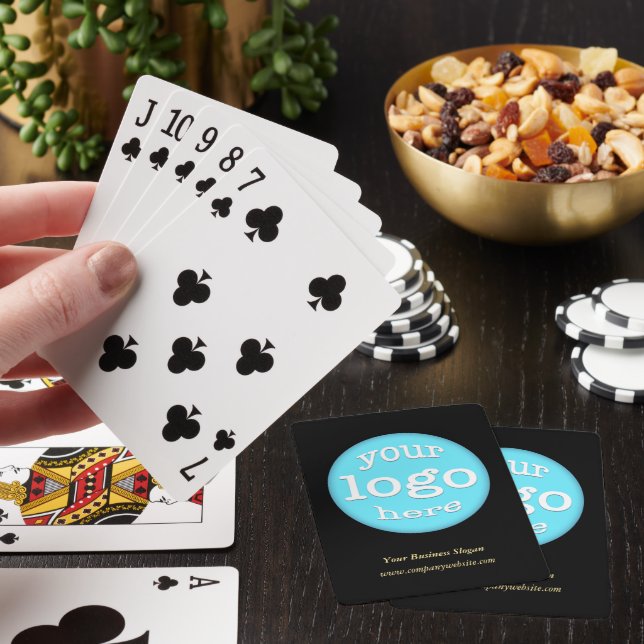 Jeu De Cartes Business Company Hotel Club Event Team Logo Promo (In Situ)