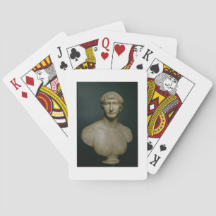 Jeu De Cartes Buste de portrait de l'empereur Trajan (53-117 apr