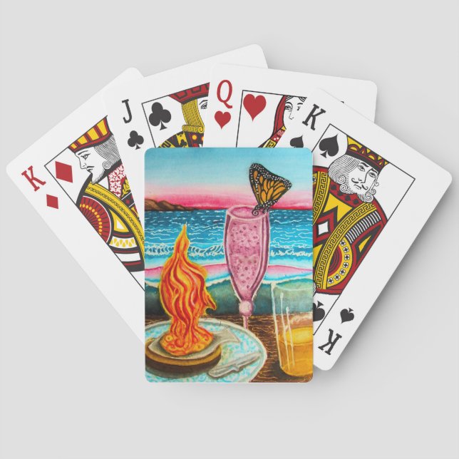 Jeu De Cartes Butterfly Beach Rendezvous (dos)