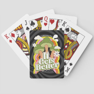 Jeu De Cartes Ça devient mieux Personnalisation de Good Vibes