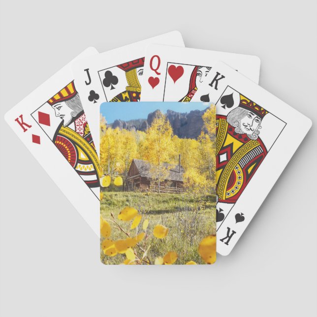 Jeu De Cartes Cabine dans les trembles (dos)