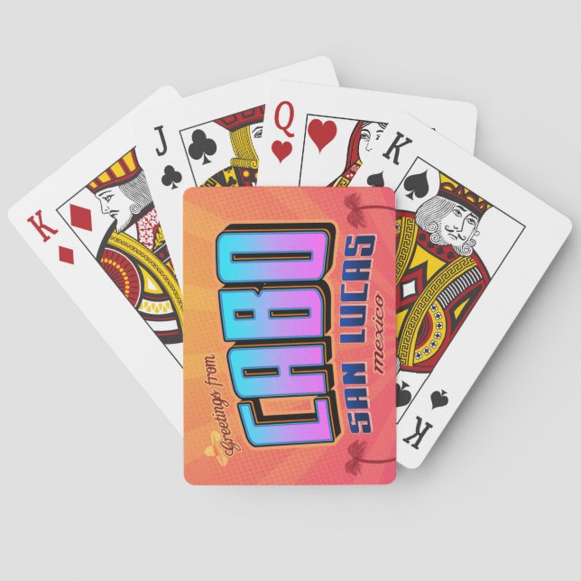 Jeu De Cartes Cabo San Lucas Baja Mexique Poker (dos)
