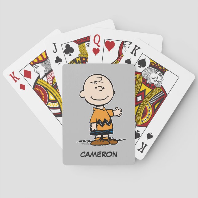 Jeu De Cartes cacahuètes | Charlie Brown Jouer aux cartes (dos)