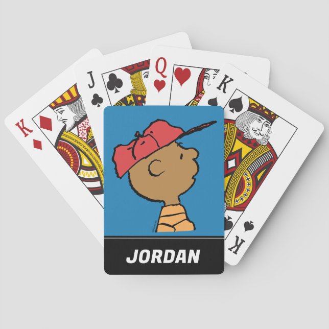 Jeu De Cartes cacahuètes | Franklin Casquette De Baseball Jouer  (dos)
