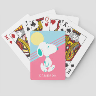 Jeu De Cartes cacahuètes   Snoopy Deco Dreams Sun Playing Cards