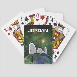 Jeu De Cartes cacahuètes Snoopy Espacé Jouer Des Cartes