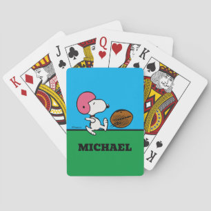Jeu De Cartes cacahuètes   Snoopy Football Kicker Jouer aux cart