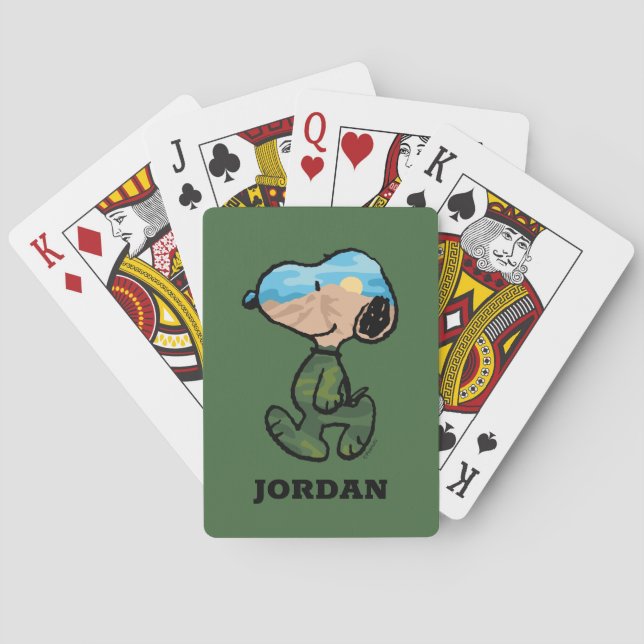 Jeu De Cartes cacahuètes | Super Snoopy Extérieur Jouer Cartes (dos)