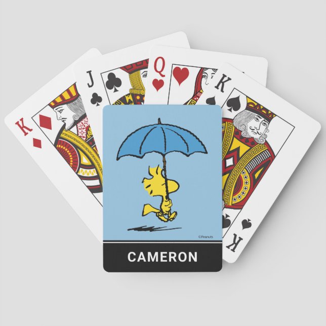 Jeu De Cartes cacahuètes | Woodstock Blue Umbrella Jouer des car (dos)