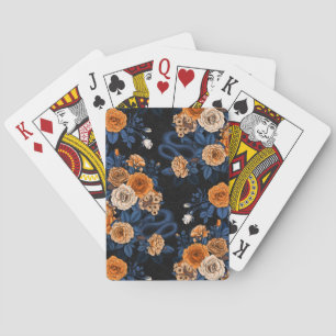 Jeu De Cartes Caché en rose, orange et bleu