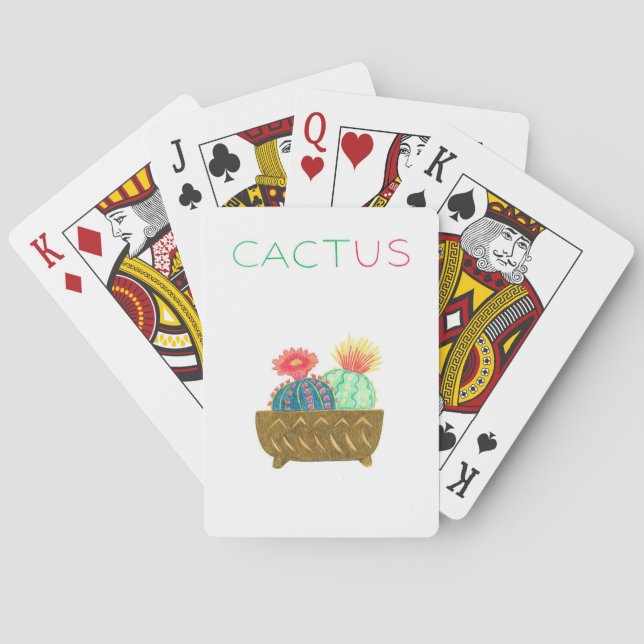 Jeu De Cartes Cactus (dos)