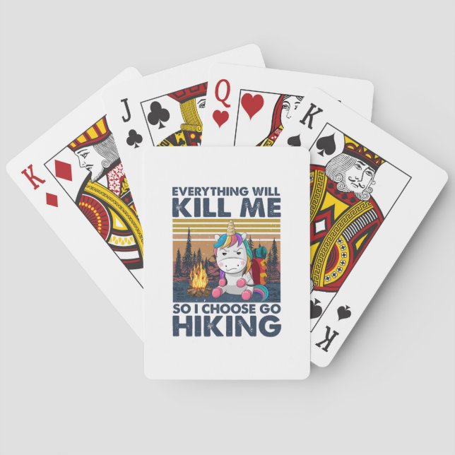 Jeu De Cartes Cadeau Camper | J'ai choisi Go Randonnée Anniversa (dos)