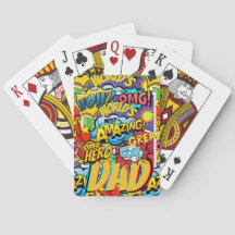 Cadeau DAD de marque personnalisée - Comic Superhe