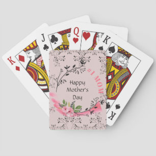 Jeu De Cartes Cadeau de la Fête des mères personnalisées #No1MOM