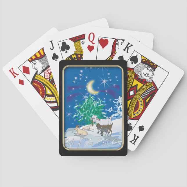 Jeu De Cartes Cadeau de l'ancienne chèvre Bicycle® Jouer (dos)