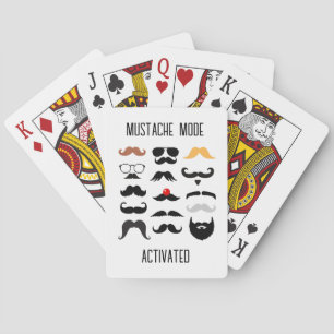 Jeu De Cartes Cadeau drôle de Fête des Pères pour la barbe moust