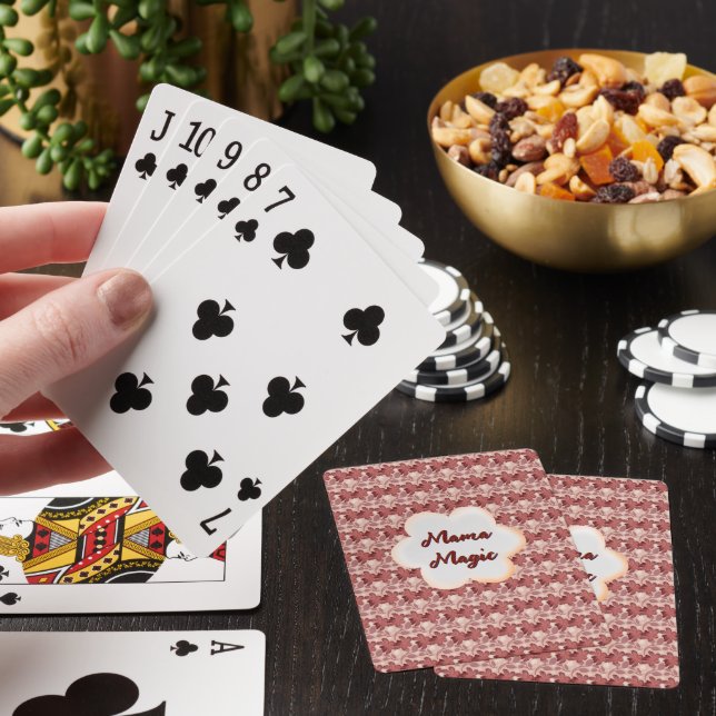 Jeu De Cartes Cadeau floral personnalisé et sur mesure pour la f (In Situ)