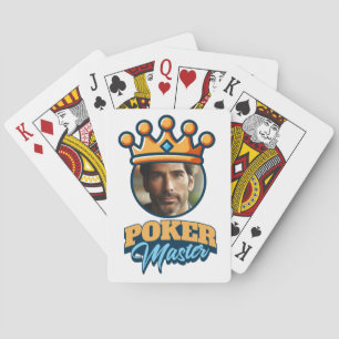Jeu De Cartes Cadeau personnalisé Poker Master photo personnalis