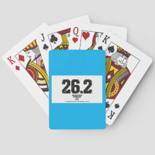 Jeu De Cartes Cadeau pour avoir terminé un marathon de 26,2 mile