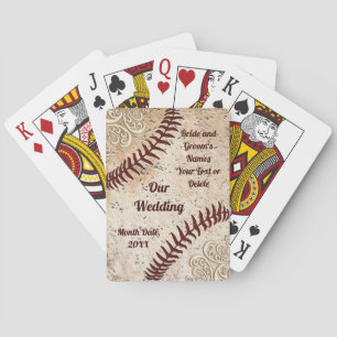 Jeu De Cartes Cadeaux de baseball ou mariage de baseball