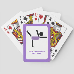 Jeu De Cartes Cadeaux de gymnastique, gymnaste personnalisé