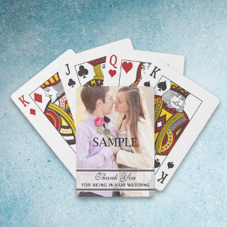 Jeu De Cartes Cadeaux de mariage ou de mariage bon marché Jouer 