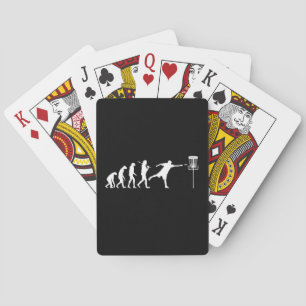 Jeu De Cartes Cadeaux d'évolution de golf sur disque