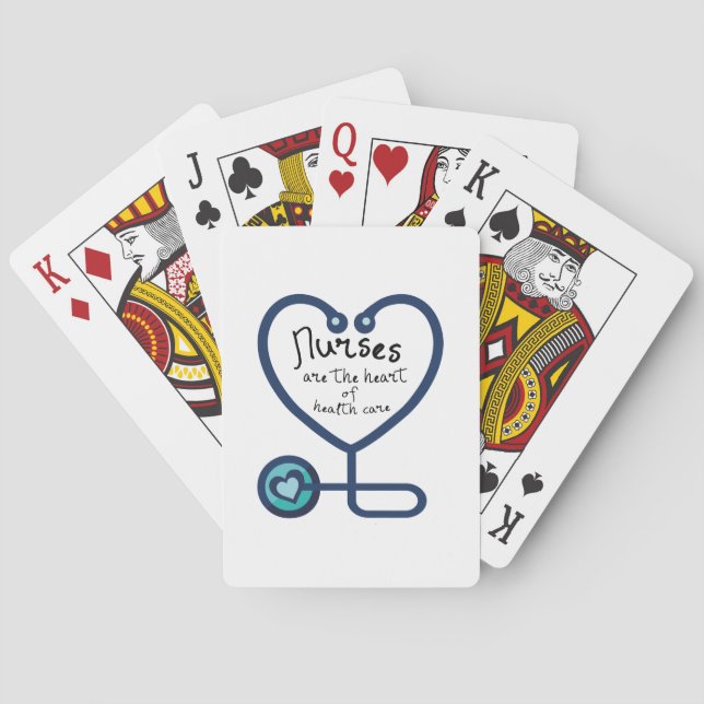 Jeu De Cartes Cadeaux d'infirmiers autorisés de RN (dos)