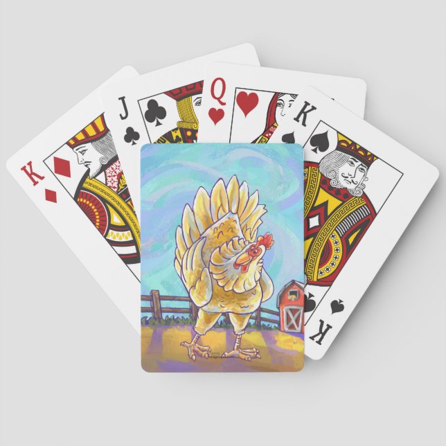 Jeu De Cartes Cadeaux et accessoires de poulet (dos)