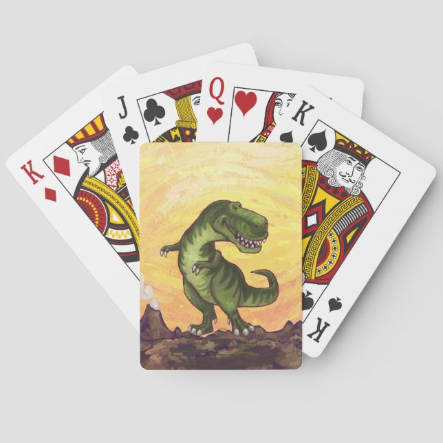 Jeu De Cartes Cadeaux et accessoires de Tyrannosaurus (dos)