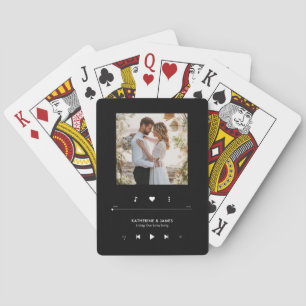 Jeu De Cartes Cadre photo du Lecteur de musique personnalisé