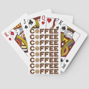 Jeu De Cartes Café à base de grains de café et de boissons