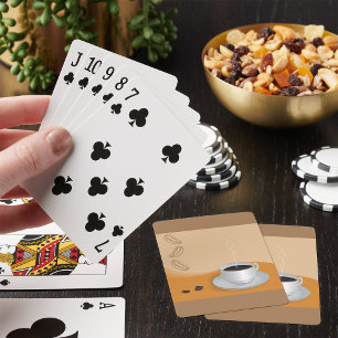 Jeu De Cartes Café chaud vapeur
